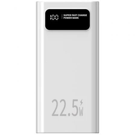 Leotec Powerbank 30000mAh 22,5W Blanco LEPOW30W22W Leotec Powerbank 30000mAh 22,5W Blanco LEPOW30W22W